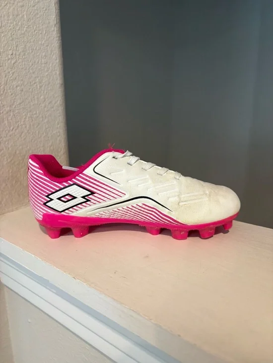 Lotto Kids Girls Roma 700 Soccer Cleats Toddler US 13K Pink White - Picture 5 of 11